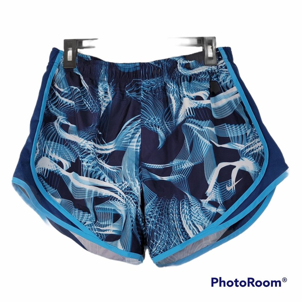 Nike Dri-Fit Blue Athletic Running Shorts Size Large